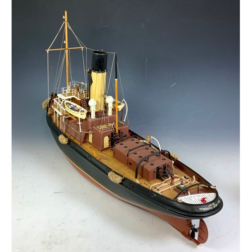 78 - RADIO CONTROLLED BOAT, 1916 TUG ‘JOFFRE’ (CALDERCRAFT) 1:48 OCEAN HARBOUR TUG, WELL DETAILED, RTR, &... 