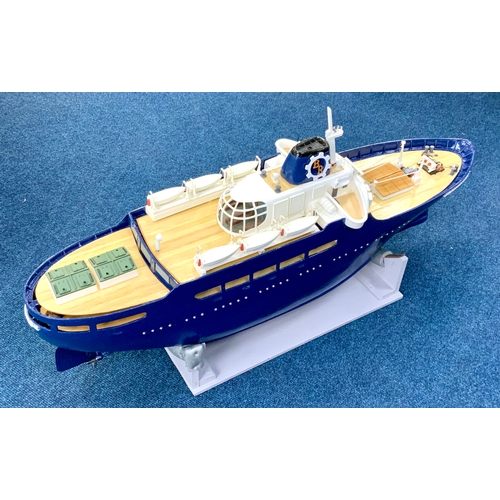 82 - NORTHERN STAR, RADIO CONTROLLED BOAT, A MODERN SHIP, COASTAL FERRY OR SMALL LINER, SCRATCH BUILT, RT... 