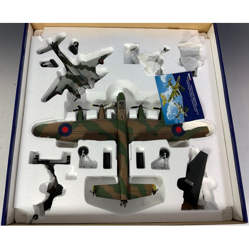 157 - CORGI, AVIATION WORLD WAR II EUROPE & AFRICA BOXED TWIN SET, AA99133, LANCAASTER B VI & D H MOSQUITO... 