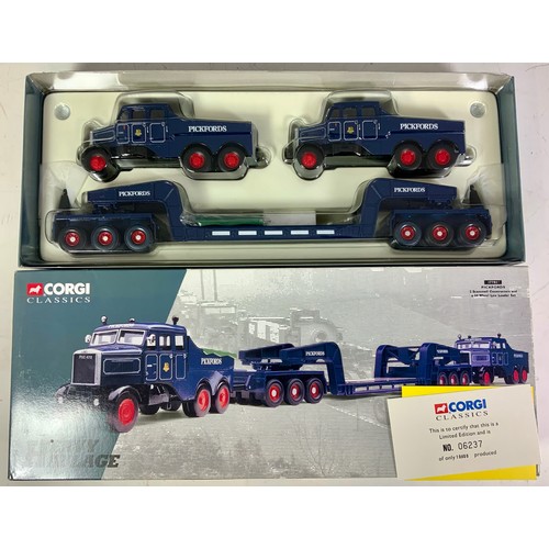 137 - CORGI CLASSICS HEAVY HAULAGE, 17601 HILLS OF BOTLEY, SCAMMELL CONSTRUCTOR & LOW LOADER, T/W 17701 PI... 