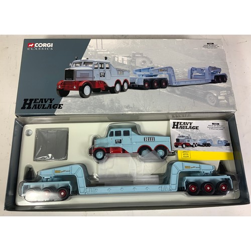 137 - CORGI CLASSICS HEAVY HAULAGE, 17601 HILLS OF BOTLEY, SCAMMELL CONSTRUCTOR & LOW LOADER, T/W 17701 PI... 