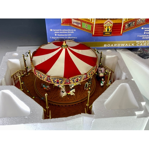 49 - BOXED GOLD LABEL COLLECTION, WORLDS FAIR BOARDWALK CAROUSEL. BOX HAS LABEL ADVISING ”NEW POSSIBLE FA... 