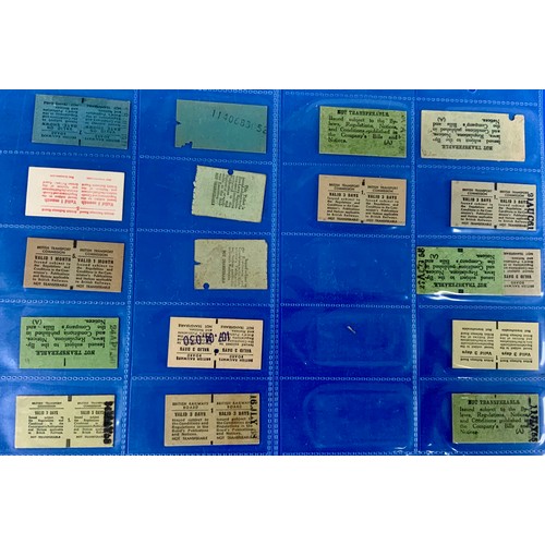 265 - RAILWAY TICKETS A GOOD COLLECTION BASED ON THE ABERYSTWYTH & WELSH COAST RAILWAY, APPROX 125, THE CA... 