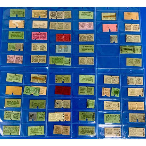 263 - RAILWAY TICKETS , BASED ON AND AROUND THE SHREWSBURY & HEREFORD RAILWAY, APPROX 160 ASSORTED TICKETS... 