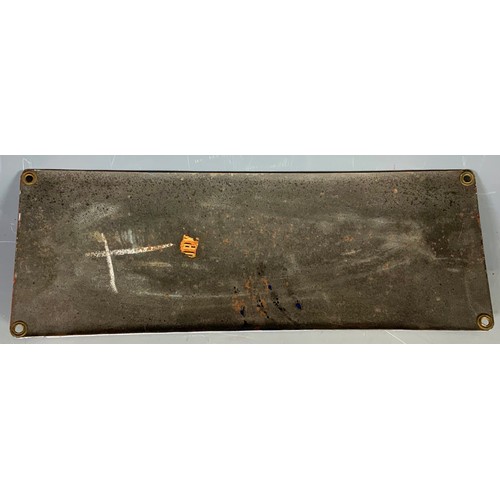 201 - AN ENAMELLED LOCOMOTIVE NUMBER PLATE, 55CM X 20 CM, 313102, OF EUROPEAN OR CONTINENTAL BUILD, CONVEX... 