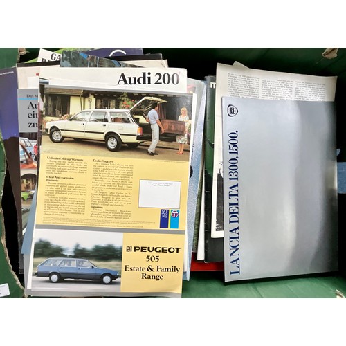 42 - MOTORING INTEREST, A GOOD COLLECTION OF MOTORING BROCHURES AND BOOKLETS, INC: PORSCHE, SSANGYONG, SU... 