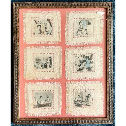 60 - FRAMED ORIENTAL SILKS