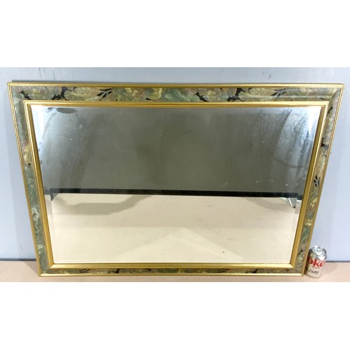 72 - MODERN LARGE DECORATIVE  FRAMED MIRROR 104cm x 73cm