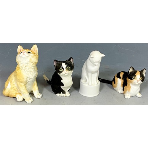 158 - FOUR VARIOUS CAT MODELS