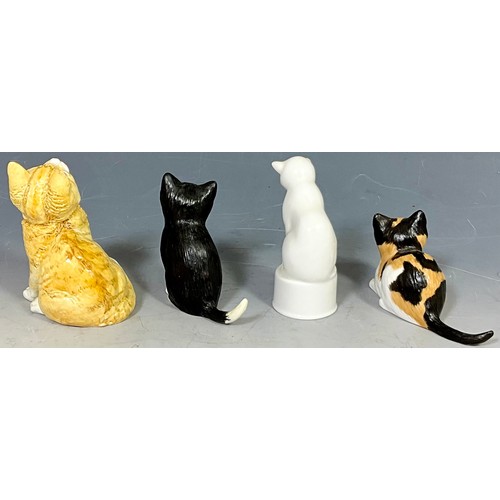 158 - FOUR VARIOUS CAT MODELS