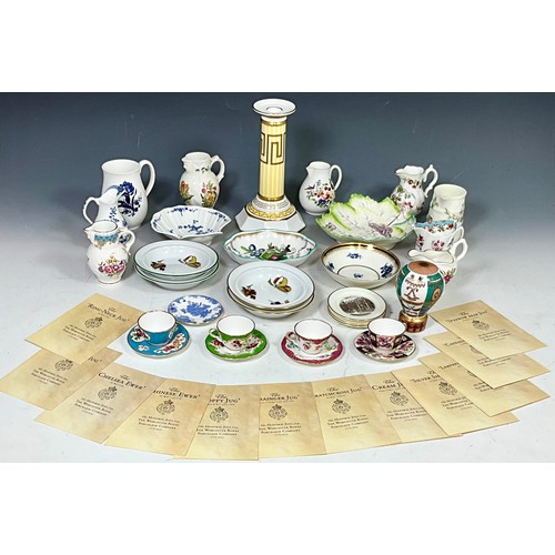 197 - LARGE QUANTITY OF MISC. ROYAL WORCESTER INCLUDING SAMPLES, ROYAL WORCESTER JUGS, PLATES, CUPS AND SA... 