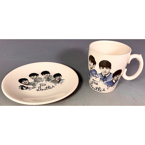 200 - 1960’s BEATLES MUG AND PLATE