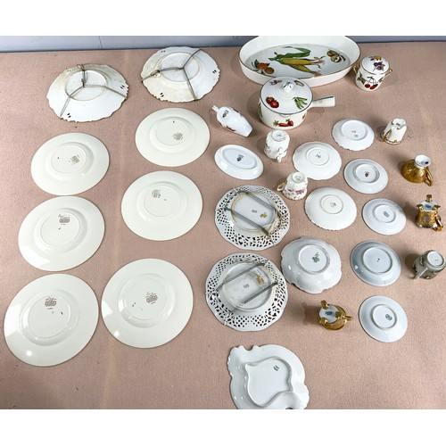 201 - MISC. CHINA AND PORCELAIN INCLUDING DEMI TASSE CUPS AND SAUCERS, CONTINENTAL PORCELAIN PLATES, 6 WED... 