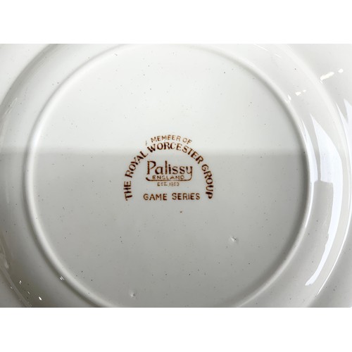 206 - QUANTITY OF PALISSY GAME SERIES DINNERWARE