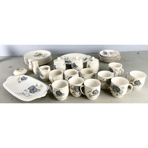 218 - TRAY OF SYLVAC TEAWARE WITH LEAF DECORATION