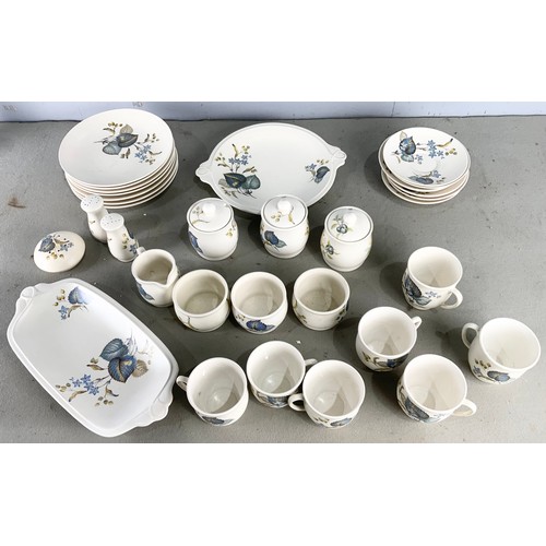 218 - TRAY OF SYLVAC TEAWARE WITH LEAF DECORATION