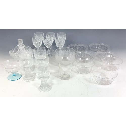 280 - QUANTITY OF DRINKING GLASSES ETC