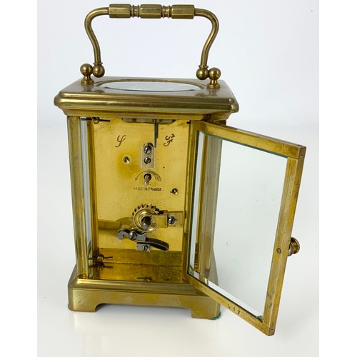 298 - LARGE AND SMALL CARRIAGE CLOCKS