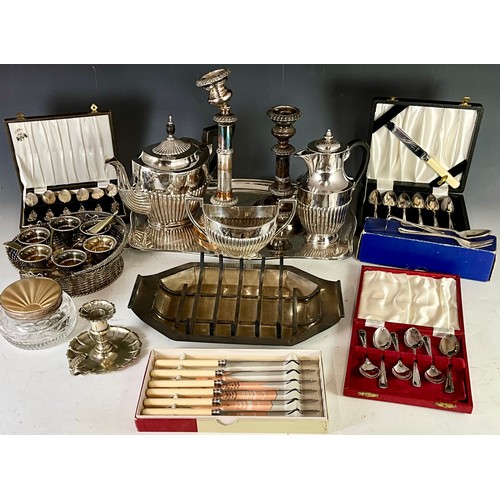 318 - QUANTITY OF MISC. SILVER PLATED WARE