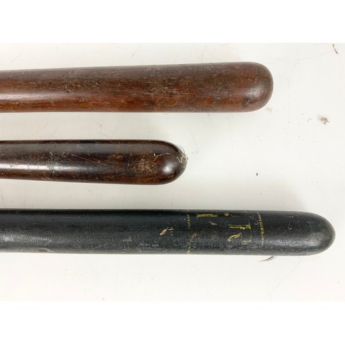 407 - 3 ANTIQUE / VINTAGE TRUNCHEONS