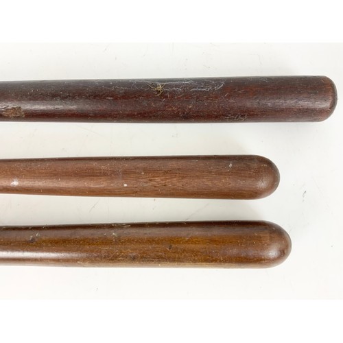 408 - 3 ANTIQUE / VINTAGE TRUNCHEONS