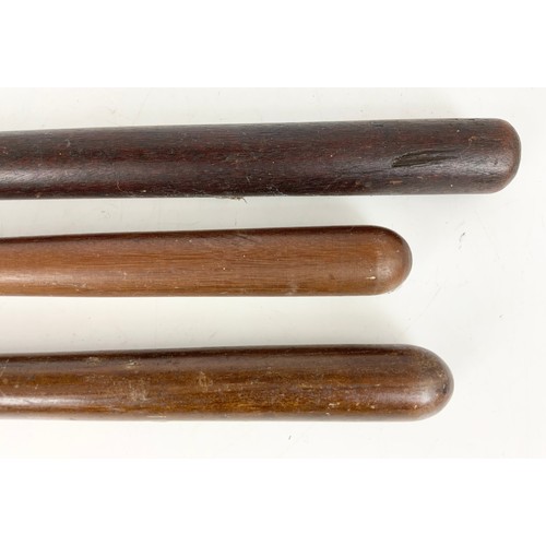 408 - 3 ANTIQUE / VINTAGE TRUNCHEONS