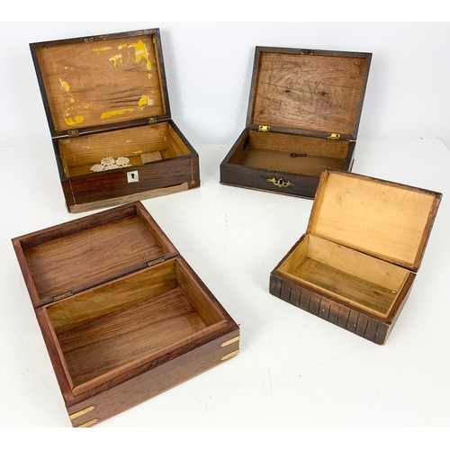 390 - FOUR TREEN BOXES