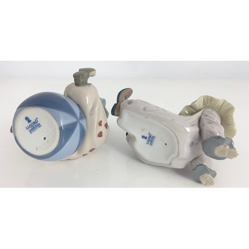 149 - PAIR LLADRO CLOWN FIGURES