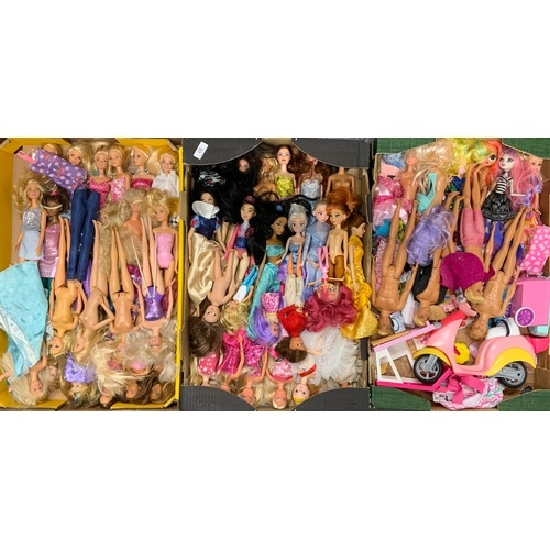 50 - SINDY, BARBIE, KEN A COLLECTION OF 56 DOLLS, INCLUDING 52 LADIES, 4 MEN, ( BARBIE 24, KEX X4, 19 OTH... 