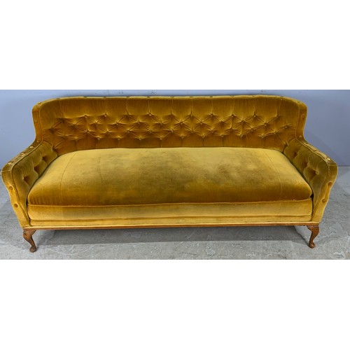 718 - BUTTON UPHOLSTERED SOFA WIDTH 198cm