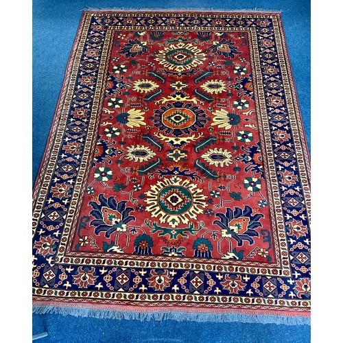 737 - AFGHAN HAND KNOTTED RUG 290X 210 APPROX