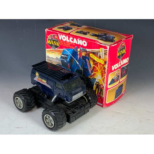 64 - MASK VOLCANO ALL TERRAIN VAN, BY KENNER, AS SHOWN, WITHOUT FIGURES, & BATTERY COVER. BOX AS SHOWN