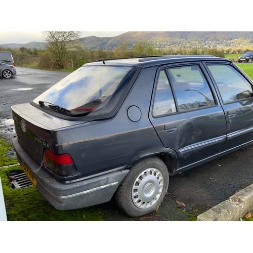 2 - PEUGEOT 309 GLD REGISTRATION K824 RNP THIS CAR HAS COVERED APPROX. 76,000 MILES