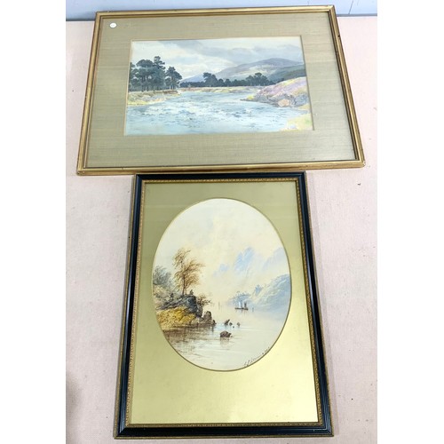 41 - QTY. MISC. FRAMED WATERCOLOURS