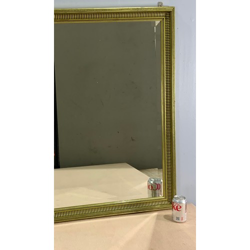 72 - LARGE BEVELLED MIRROR 132cm x 100cm