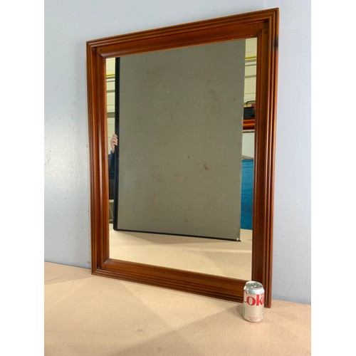 69 - RECTANGULAR MIRROR 100cm x 76cm