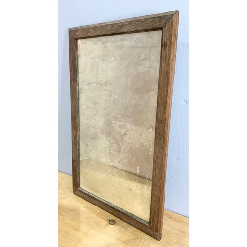 64 - 2 RECTANGULAR MIRRORS LARGEST 77cm x 49cm