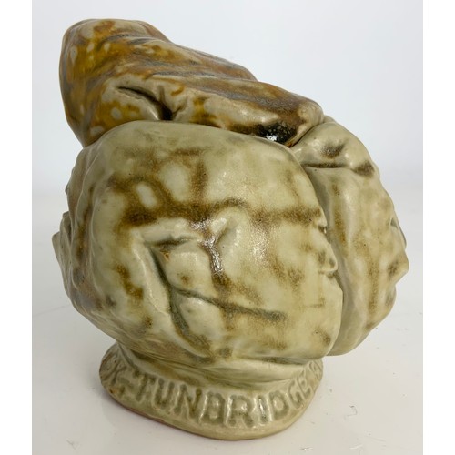 204 - ROYAL DOULTON STONEWARE MODEL OF THE TOAD ROCK, TUNBRIDGE WELLS  13.2cm TALL