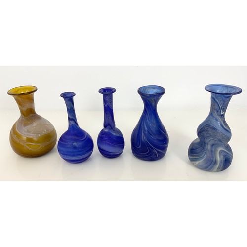 229 - A COLLECTION OF ‘ROMAN’ AND OTHER COLOURED GLASSWARE