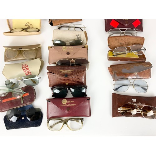 387 - LARGE QTY. VINTAGE SUNGLASSES AND SPECTACLES