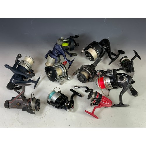 436 - COLLECTION OF FISHING REELS INC SILSTAR 41, STRIKE L6000, CHARTERSURF 7000 FLADEN, PROSTAR RB6000, O... 