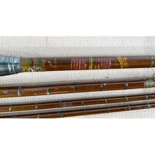 439 - A FARLOW'S 'THE BRUNSWICK' 4 SECTION VINTAGE FISHING ROD, SEALEY OCTOPUS AND ONE OTHER VINTAGE ROD T... 