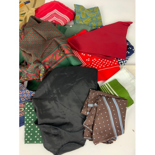 468 - MISC. GENTS ACCESSORIES INC. HERMES CRAVAT, HERMES SILK SCARH, HERMES AND OTHER POCKET SQUARES AND H... 