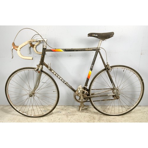 503 - ADULTS PEUGEOT RACING BICYCLE WITH A SPARE SET OF WHEELS