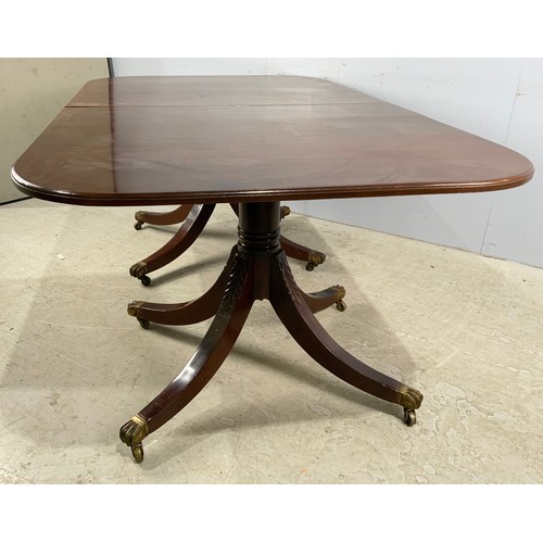 543 - TWIN PEDESTAL DINING TABLE