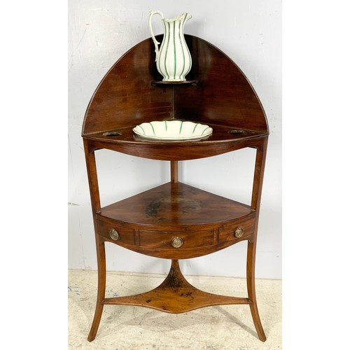 549 - CORNER WASH STAND WITH JUG AND BOWL