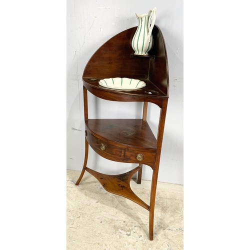 549 - CORNER WASH STAND WITH JUG AND BOWL