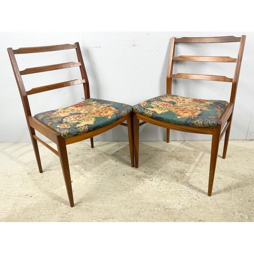 664 - STYLISH SET  OF 4 LATE CENTURY DINING CHAIRS POSSIBLY DANISH