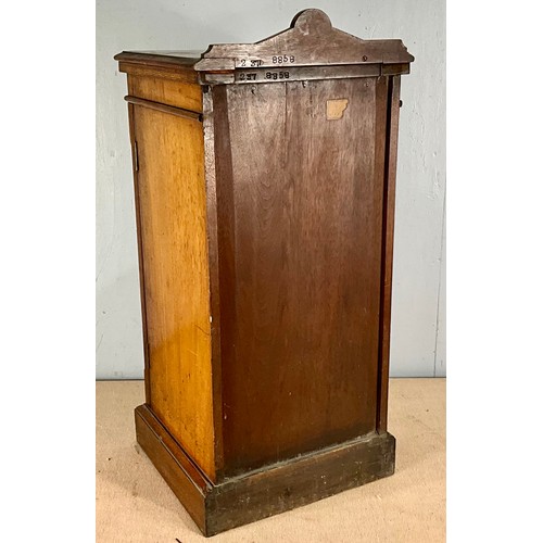 583 - INLAID POT CUPBOARD. 86cm H x 39cm W x 37cm D