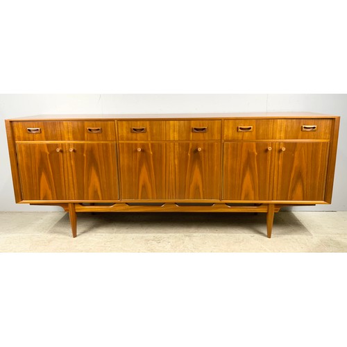 614 - STYLISH MID / LATE CENTURY MCINTOSH SIDEBOARD WIDTH 198cm